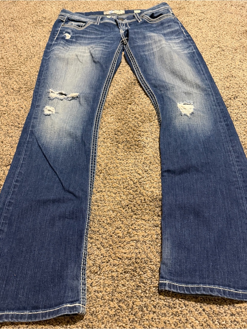 Womens Like New BKE Sabrina Bootcut Distressed Jeans - Size 30R